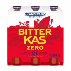 Bitter Kas zero pack de 6 botellas de 20 cl.