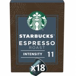 Café espresso roast en cápsulas Starbucks Nespresso 18 ud.