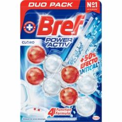 Colgador WC poder activo cloro Bref 2 ud.