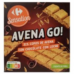 Galletas de Avena con Chocolate Avena Go! Carrefour Sensation 136 gr.