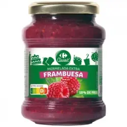 Mermelada de frambuesa Carrefour Classic 410 g.