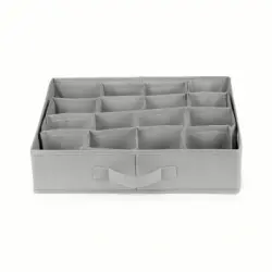 Organizador de Cajón COMPACTOR 40x40x9 cm - Gris Claro