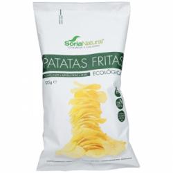 Patatas fritas en aceite de oliva ecológicas Soria Natural sin gluten y sin lactosa 125 g.