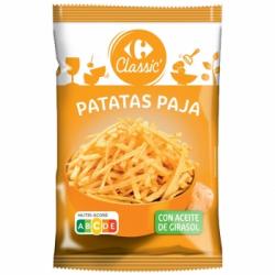 Patatas paja con aceite de girasol Clasic Carrefour 200 g.