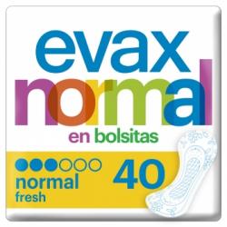 Protegeslip normal fresh en bolsitas Evax 40 ud.