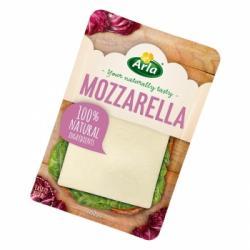 Queso en lonchas mozzarella en lonchas Arla 150 g.