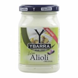 Salsa alioli Ybarra sin gluten y sin lactosa tarro 225 ml.