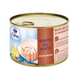 Bonito del norte en escabeche Extra Carrefour 140 g.