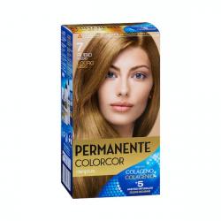 Coloración permanente 7 rubio medio Deliplus Caja 1 ud