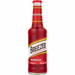 Combinado Bacardí Breezer ron con sandía 27,5 cl.