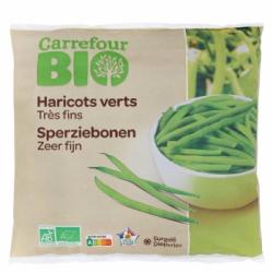 Judías verdes ecológicas Carrefour Bio 600 g.