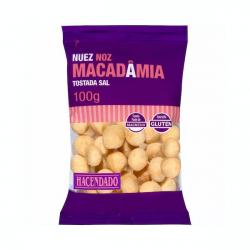 Nuez macadamia Hacendado tostada con sal Paquete 0.1 kg