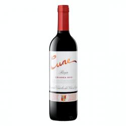Vino tinto D.O Rioja Cune crianza Botella 750 ml