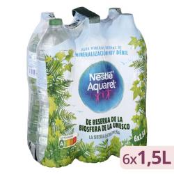 Agua mineral Nestlé Aquarel grande 6 botellas X 1.5 L