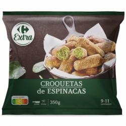 Croquetas de espinacas Carrefour Extra 350 g.