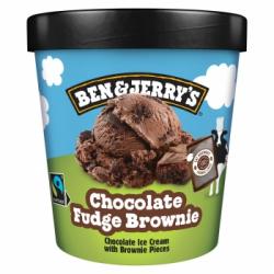 Helado chocolate fudge brownie Ben & Jerry’s 465 ml.