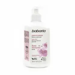 Jabón de manos rosa mosqueta Babaria 500 ml.