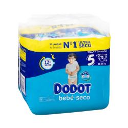 Pañales bebé talla 5 de 11-16 kg Dodot Paquete 72 ud