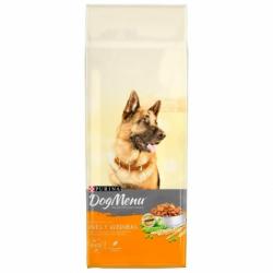 Pienso de aves y verduras para perro adulto Purina Dog Menú 15 Kg.