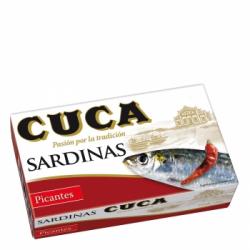 Sardinas picantes Cuca 120 g.