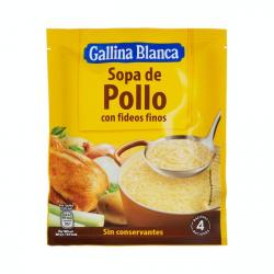 Sopa de pollo Gallina Blanca con fideos finos Sobre 0.071 kg