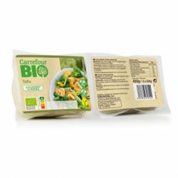 Tofu natural ecológico Carrefour Bio sin gluten sin lactosa 400 g.