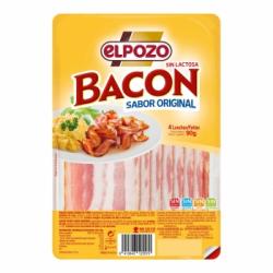 Bacon en lonchas El Pozo sin gluten sin lactosa 90 g.
