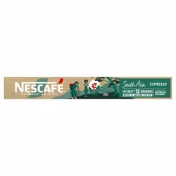 Café espresso South Asia en cápsulas Nescafé Farmers Origins compatibles con Nespresso 10 ud.