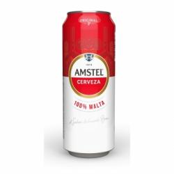 Cerveza Amstel 100% malta lata 50 cl.