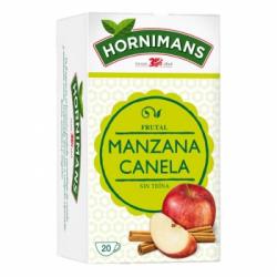 Infusión frutal de manzana y canela en bolsitas Hornimans 20 ud.