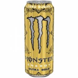 Monster Energy Ultra Gold Bebida Energética sin azúcar lata 500 ml.