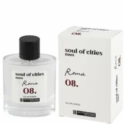 Agua de colonia Soul Of Cities Men 08. Roma Les Cosmétiques 100 ml.