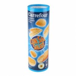 Aperitivo de patata sabor original Dipster Carrefour 175 g.