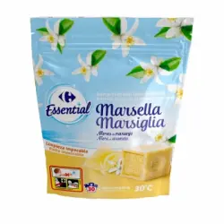 Detergente en cápsulas jabón de Marsella Carrefour Essential 30 lavados.