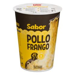 Fideos orientales sabor pollo Hacendado Vaso 0.065 kg