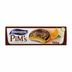 Galletas con naranja recubiertas con chocolate Pim ́s Fontaneda 150 g.