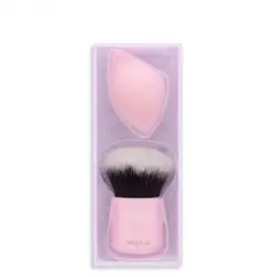 Kit de pinceles maquillaje Deliplus Caja 2 ud