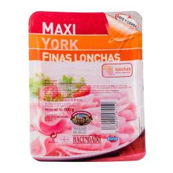 Maxi york Hacendado finas lonchas Paquete 0.5 kg