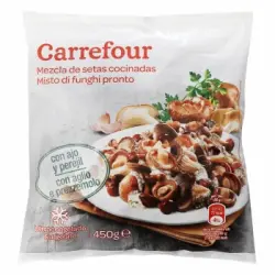 Mezcla de setas cocinadas con ajo y perejil Carrefour 450 g.