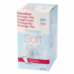 Protegeslip absorción incontinencia leve Carrefour 24 ud.