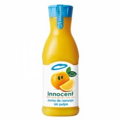 Zumo de naranja sin pulpa Innocent botella 900 ml.