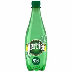 Agua mineral con gas Perrier natural 50 cl.