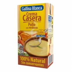 Crema casera de pollo con verduras Gallina Blanca sin gluten 500 ml.