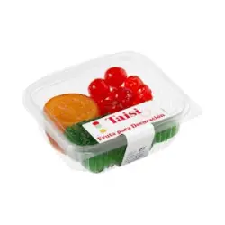 Fruta surtida confitada para decoración Taisi Bandeja 0.275 kg
