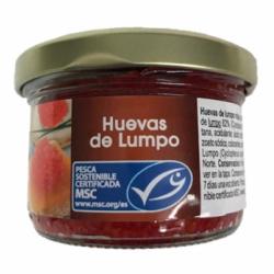 Huevas rojas de lumpo procedente de pesca sostenible Carrefour 80 g