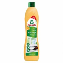 Limpiador vitrocerámicas en crema naranja ecológico Frosch 500 ml.