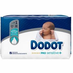 Pañales Dodot Pro Sensitive recién nacidoT1 (2 kg-5 kg.) 38 ud.