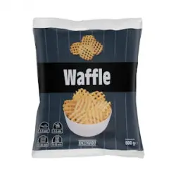 Patatas prefritas Waffle con piel Hacendado ultracongeladas