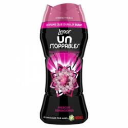 Perfume para la ropa en perlas concentrado frescor sensaciones Unstoppables Lenor 210 g.