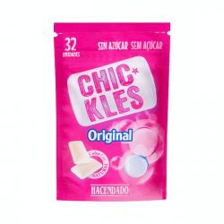 Chicle original sabor frutas gragea Hacendado Paquete 0.045 100 g